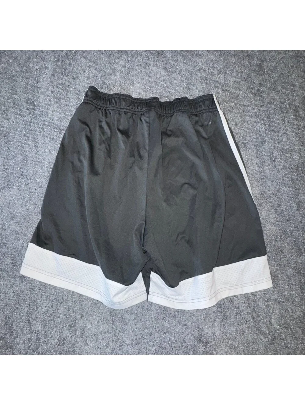 Adidas Baggy Gray Athletic Hoop Shorts Mens LG Vtg y2k 90s Rare